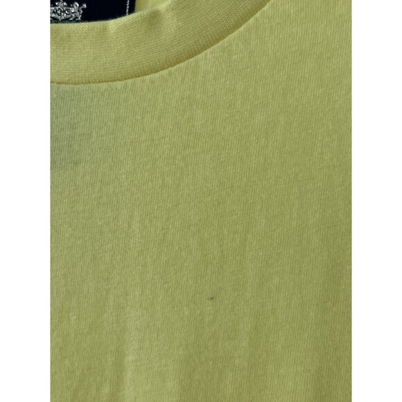 Y2K Akademiks Oversized Yellow T-Shirt – Vintage 2000s Hip Hop Streetwear – 3XL - Picture 3 of 7